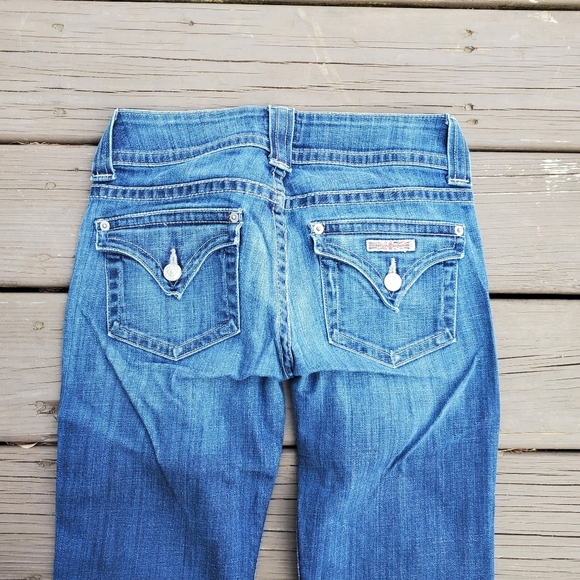 Hudson Signature Petite Bootcut Low Rise Medium Wash Jeans 27 - Picture 4 of 9